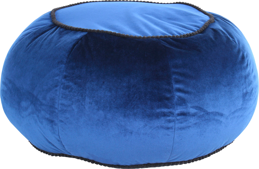 Kayoom Sitzhocker "Pouf Taj Mahal 325, trendige samtige Oberfläche", (1 St. günstig online kaufen
