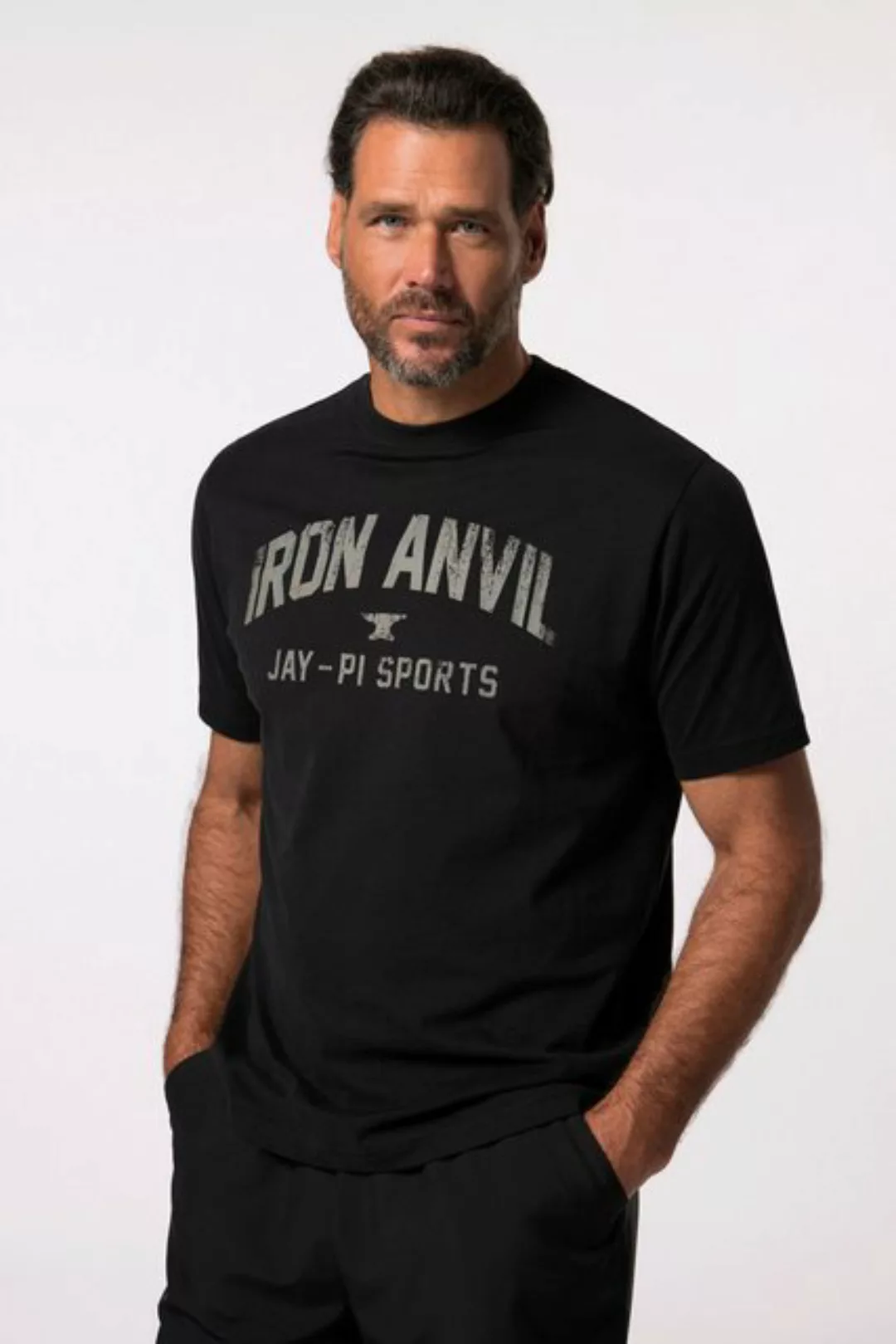 JP1880 T-Shirt T-Shirt Iron Anvil Fitness Halbarm günstig online kaufen