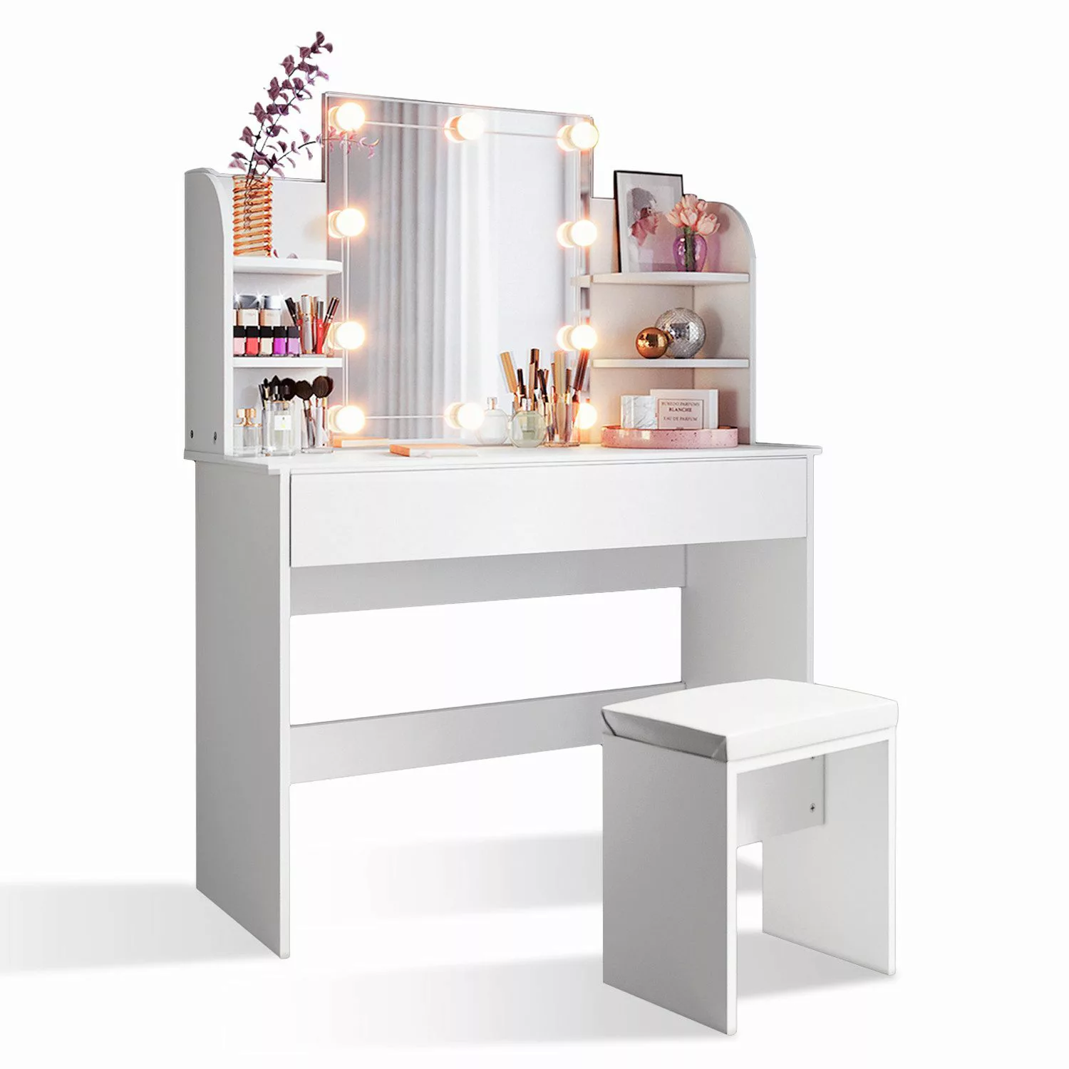 SONNI Schminktisch Schminktisch mit LED-Beleuchtung/ohne LED, günstig online kaufen