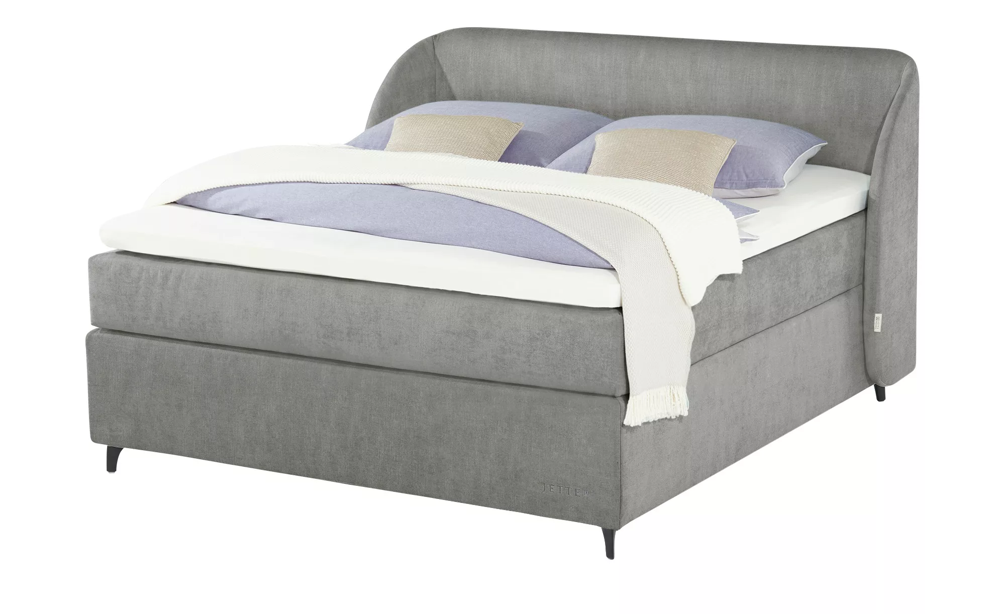 Jette Home Boxspringbett  Jette Embrace ¦ grau ¦ Maße (cm): B: 218 H: 126,5 günstig online kaufen