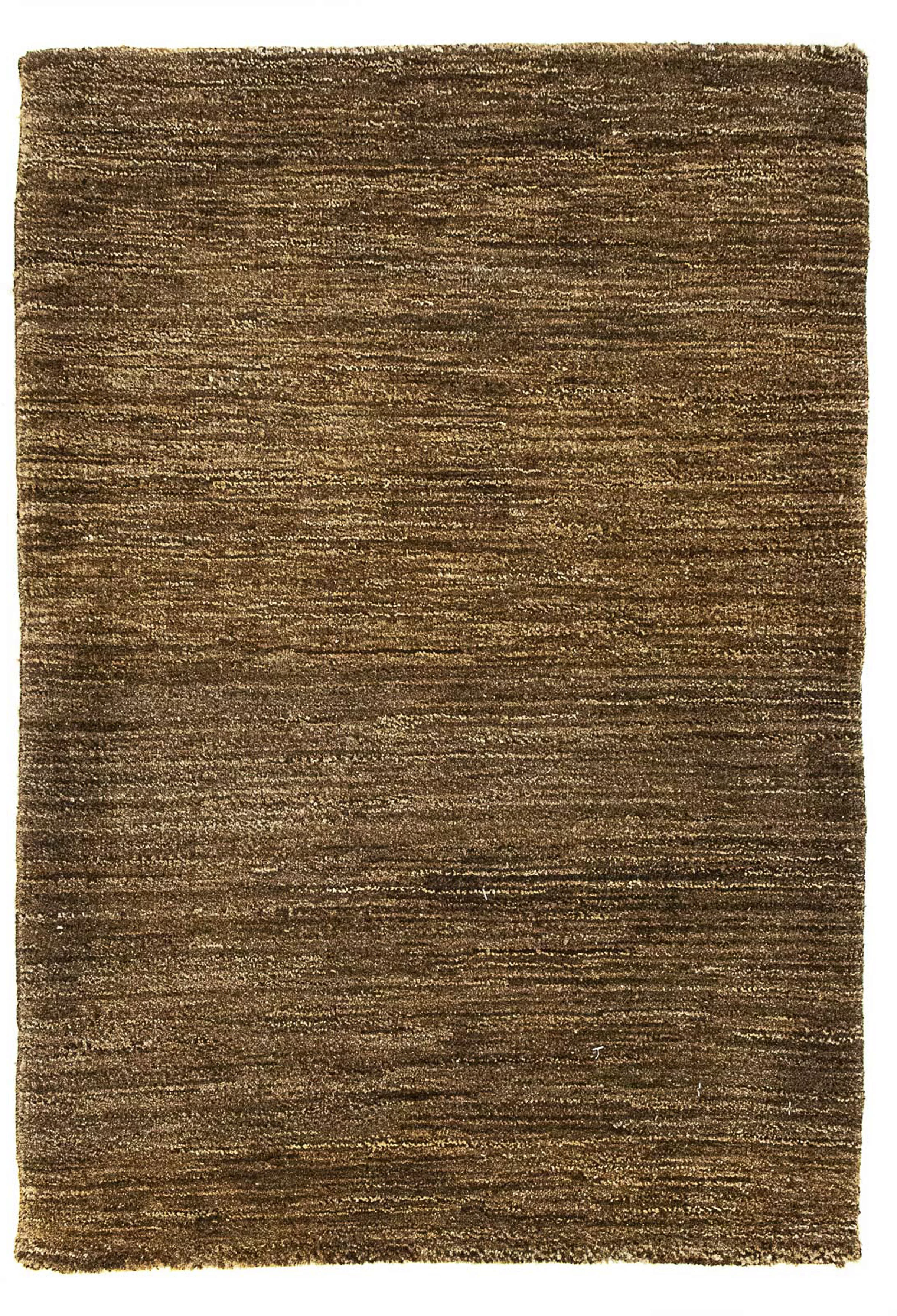 morgenland Wollteppich »Gabbeh - Indus - 92 x 66 cm - dunkelbraun«, rechtec günstig online kaufen