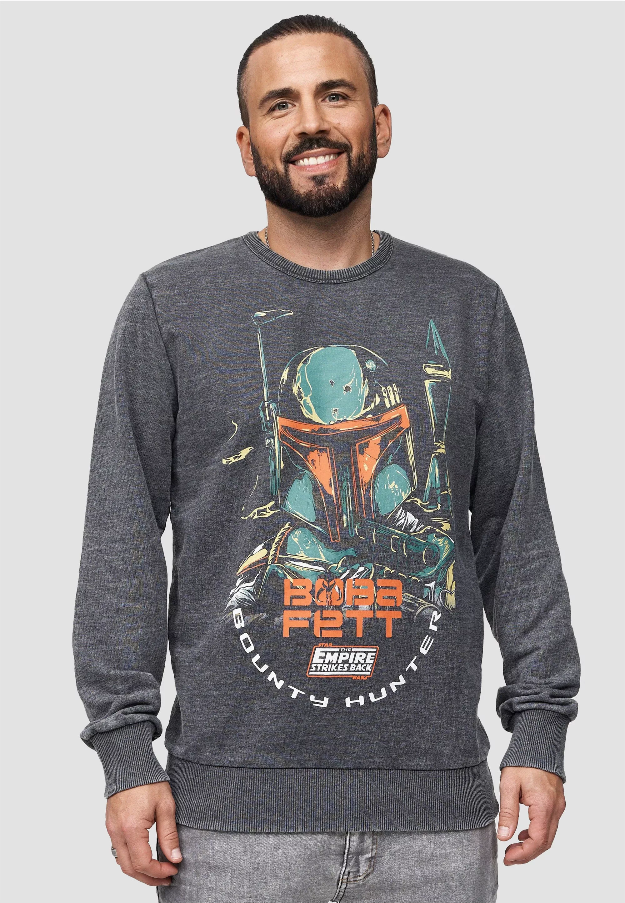 Recovered Sweatshirt "Star Wars Boba Fett", im lockeren Schnitt günstig online kaufen