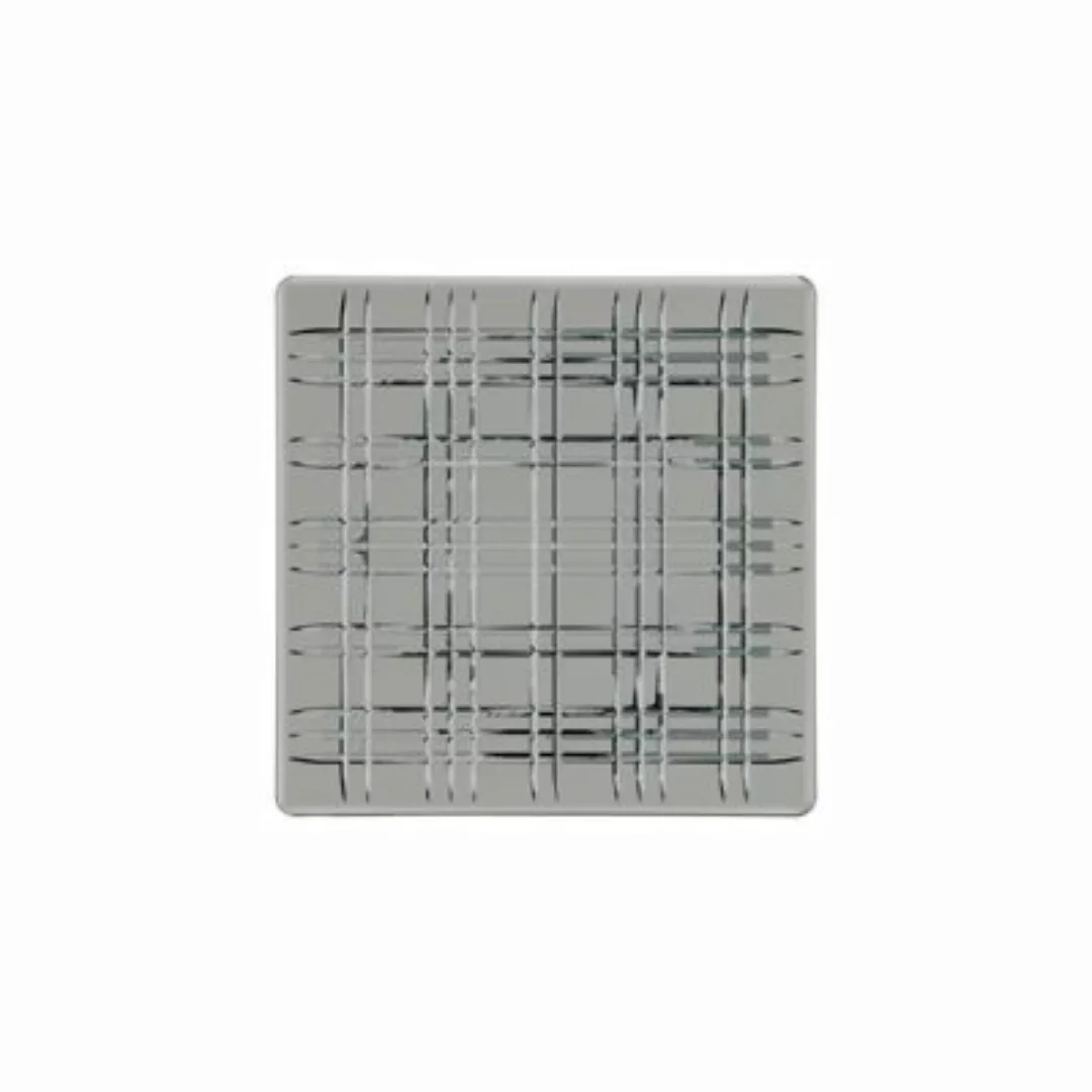 Nachtmann Square Geschirr Platte 28 cm smoke quadratisch Servierplatten gra günstig online kaufen