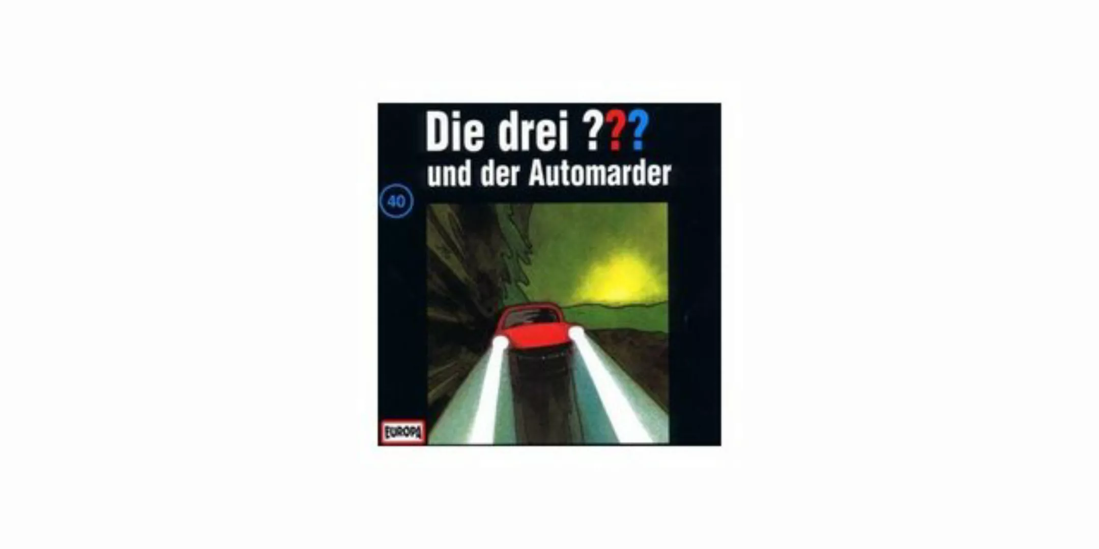 Europa Hörspiel-CD Die drei ??? 040 - und der Automarder günstig online kaufen