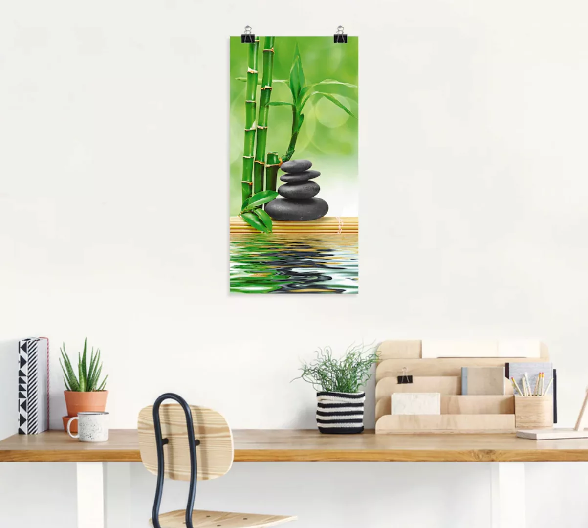 Artland Wandbild »Spa Konzept Zen Basaltsteine«, Zen, (1 St.), als Leinwand günstig online kaufen