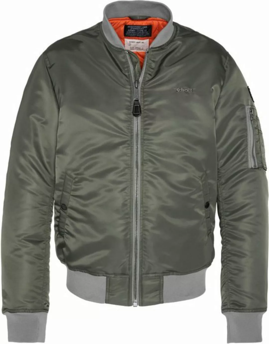 Schott NYC Bomberjacke AIRFORCERS MA-1 Ikonischer Fliegerjacke aus recycelt günstig online kaufen