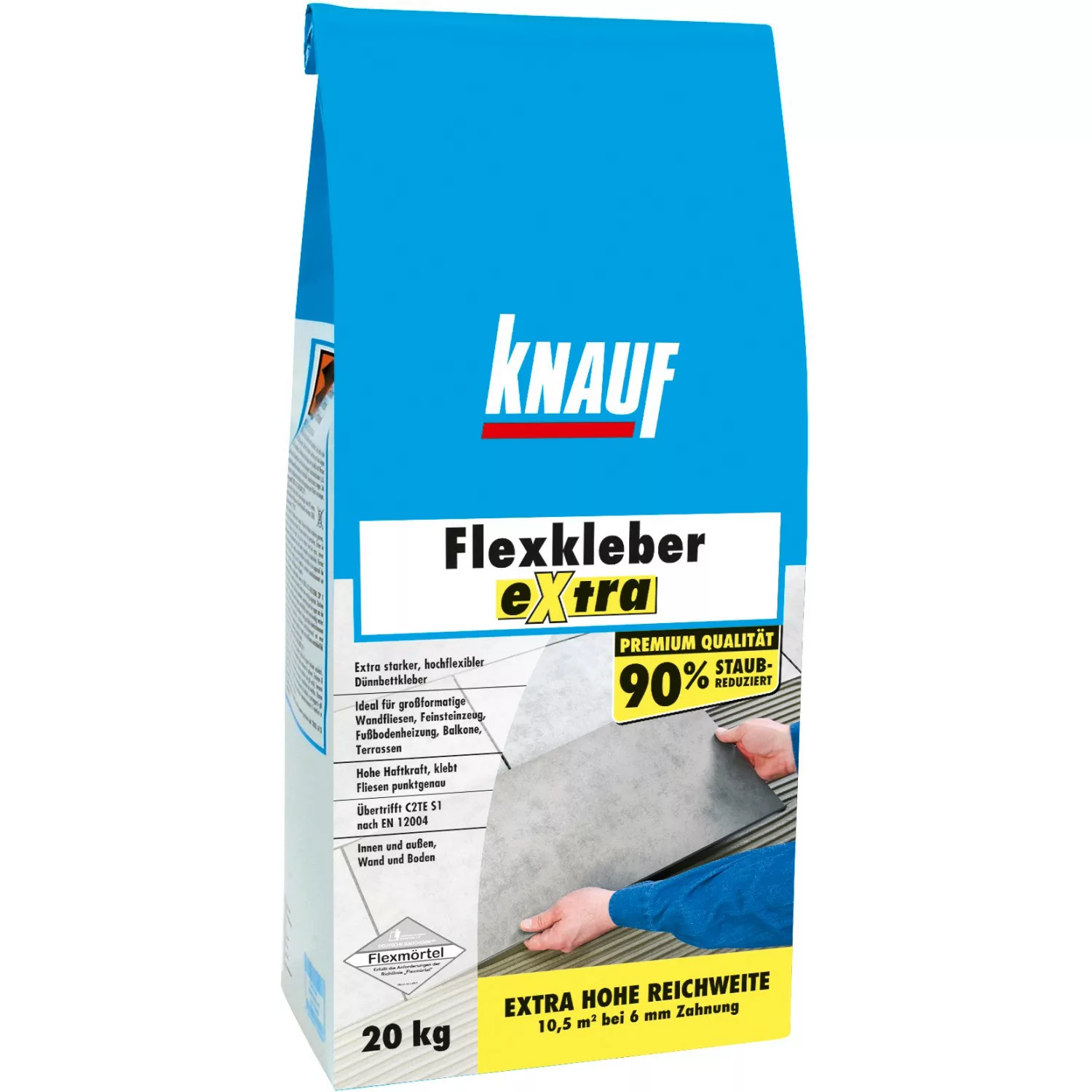 Knauf Flexkleber Extra Grau 20 kg günstig online kaufen