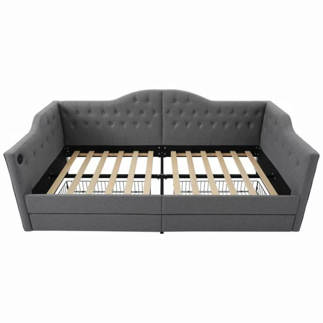 OKWISH Daybett Tagesbett Schlafsofa (90x190cm), mit USB Type C Ladefunktion günstig online kaufen