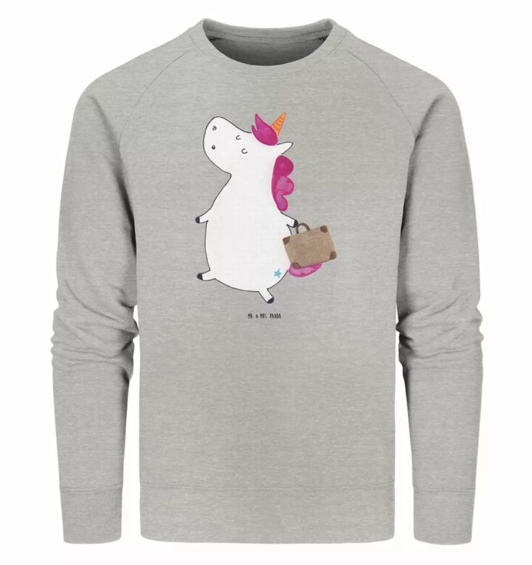 Mr. & Mrs. Panda Longpullover Größe M Einhorn Koffer - Heather Grey - Gesch günstig online kaufen