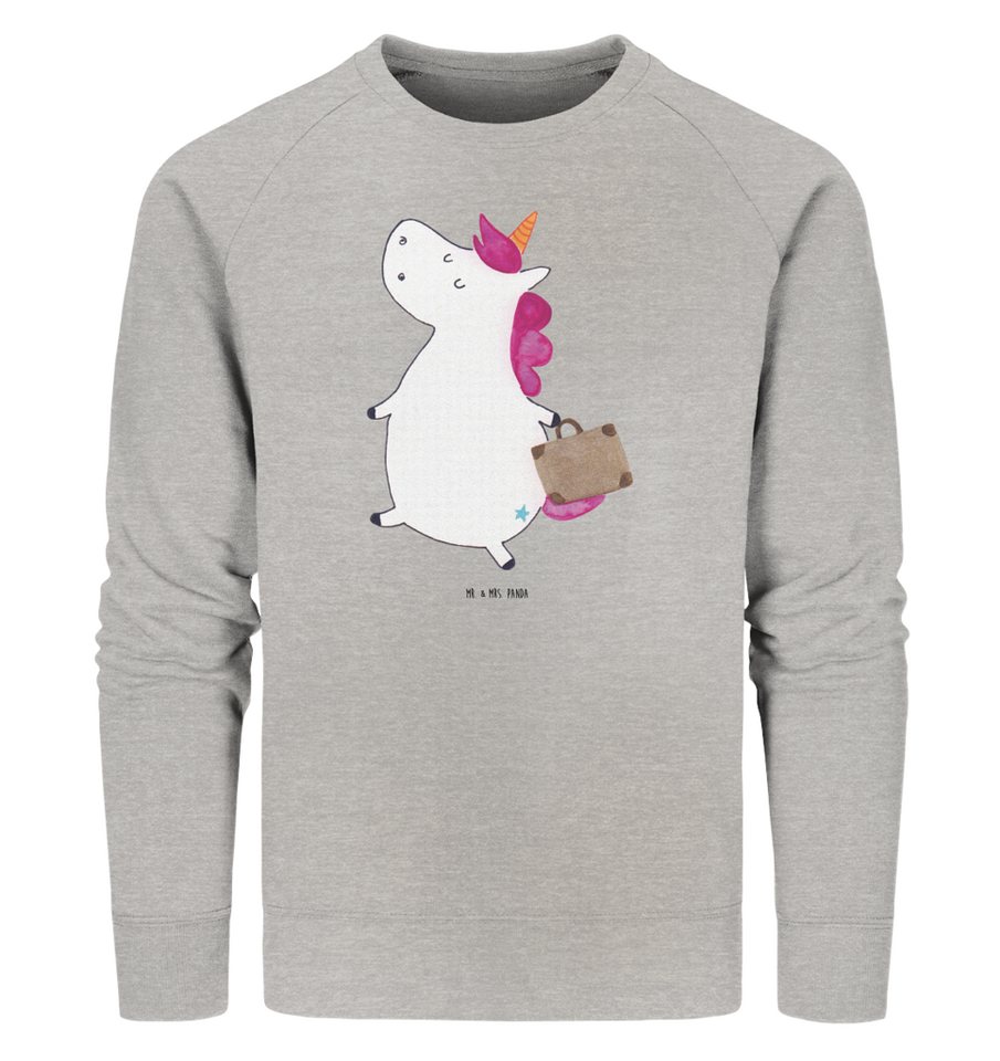 Mr. & Mrs. Panda Longpullover Größe XXL Einhorn Koffer - Heather Grey - Ges günstig online kaufen