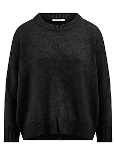 Rundhals-Pullover Peter Hahn grau günstig online kaufen