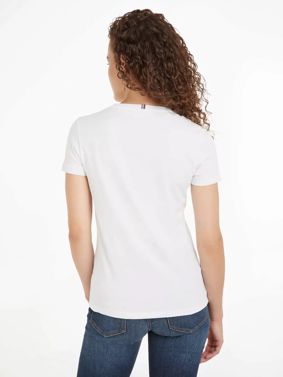 Tommy Hilfiger T-Shirt "HERITAGE CREW NECK TEE", mit Tommy Hilfiger Logo-Fl günstig online kaufen
