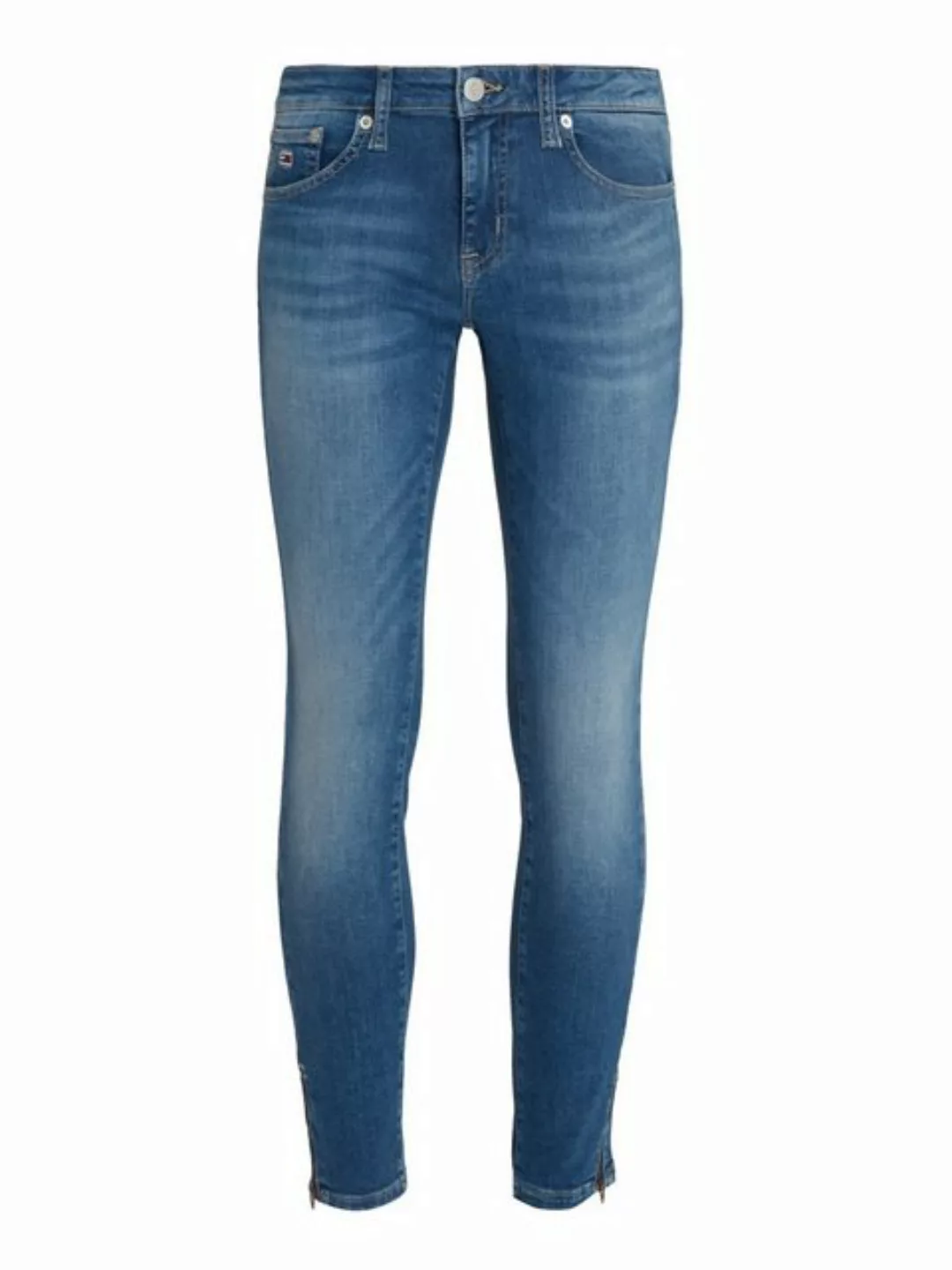 Tommy Jeans Skinny-fit-Jeans LW SKN ANK ZIP AH1230 mit Logostickerei günstig online kaufen