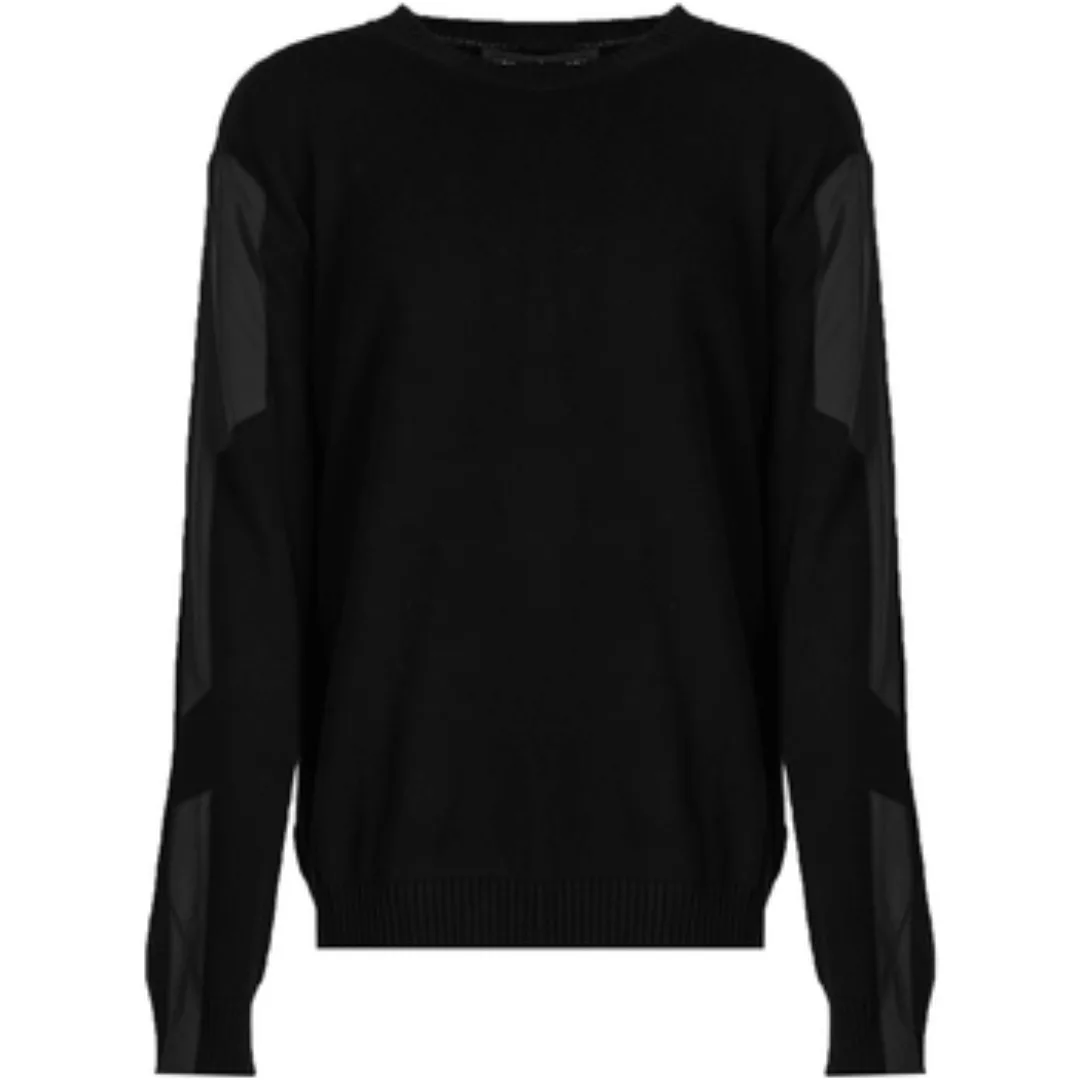 Les Hommes  Pullover LKK112 603A | Classic Fit Jumper with Nylon Detail on günstig online kaufen