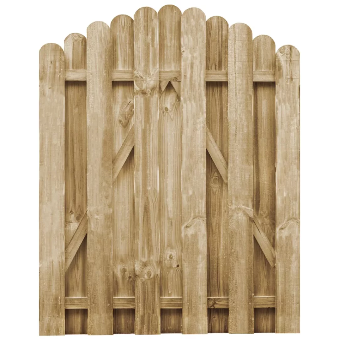 Gartentor Impregniertes Kiefernholz 100x125 Cm günstig online kaufen