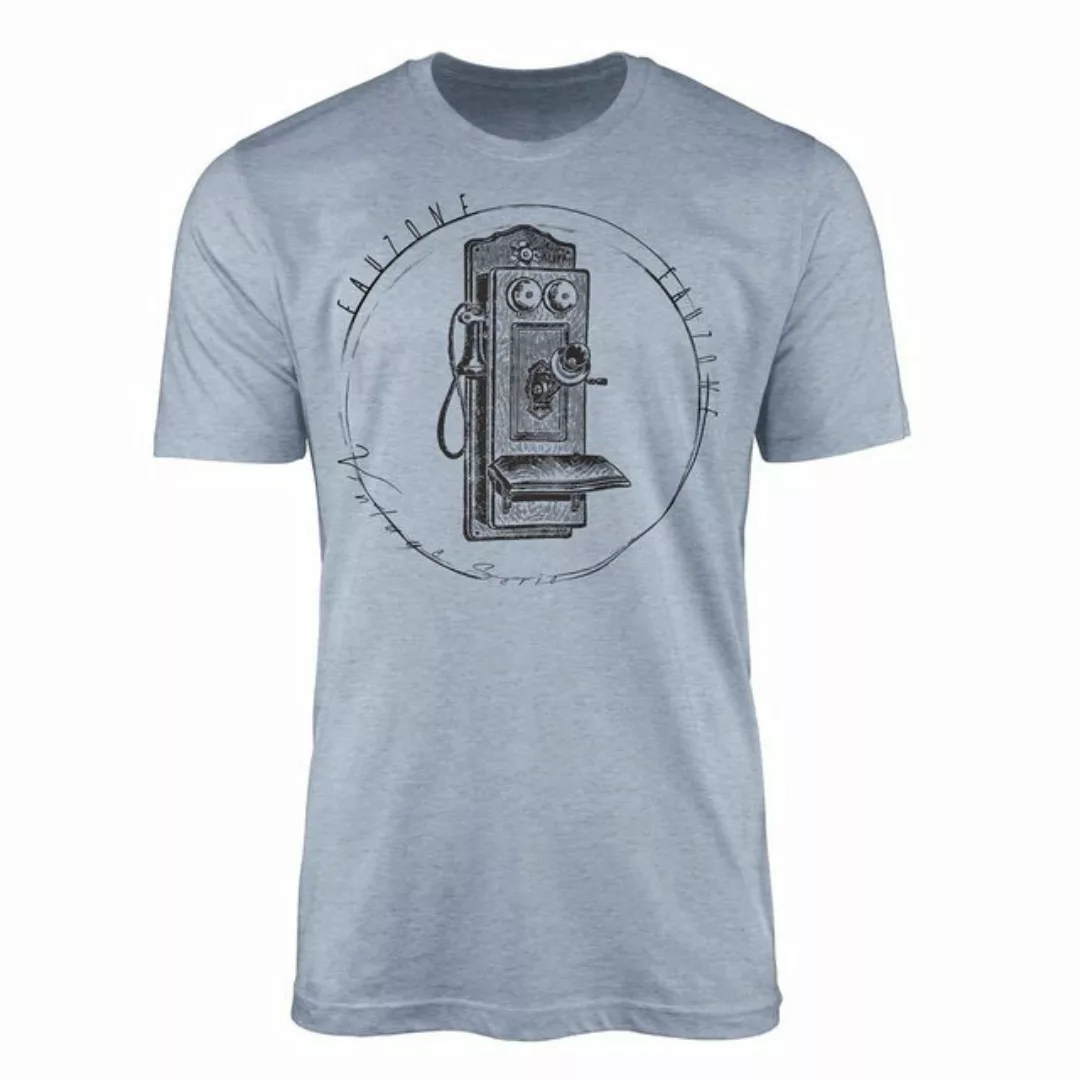 Sinus Art T-Shirt Vintage Herren T-Shirt Telefonkasten günstig online kaufen