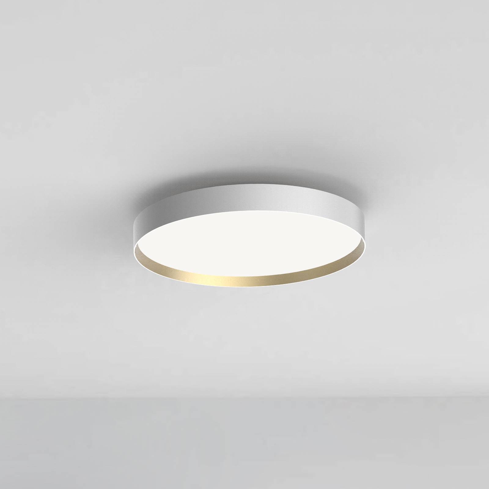 LOOM DESIGN Lucia Deckenlampe Ø45cm weiß/gold günstig online kaufen
