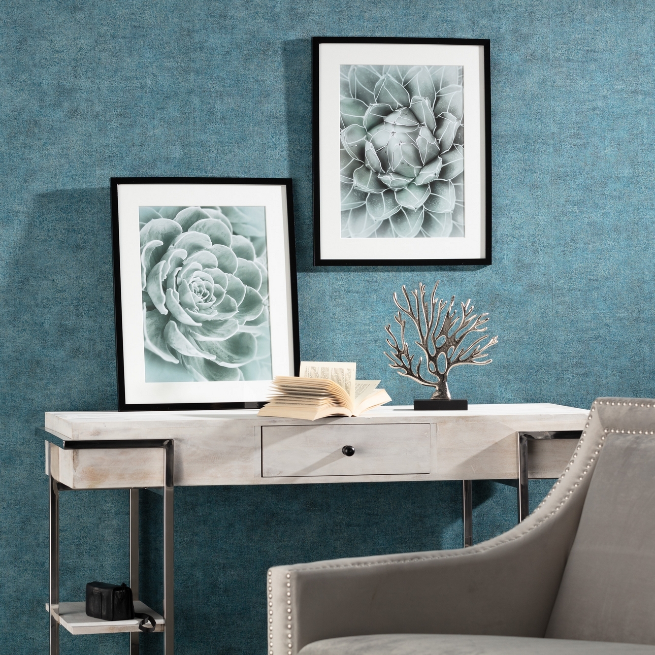 Wandbild Succulents I 40x50xcm, 40x50cm günstig online kaufen