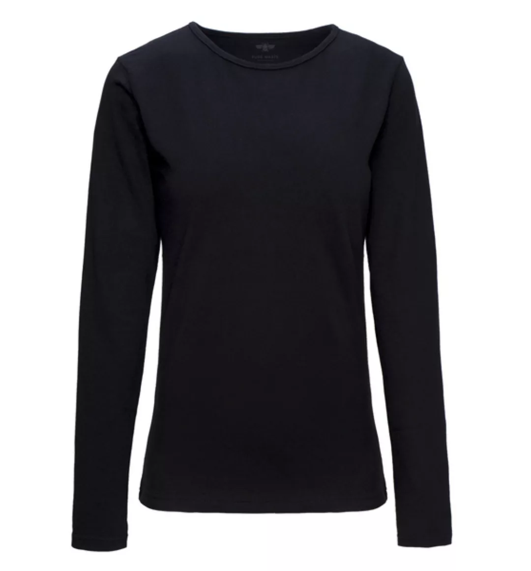 Pure Waste - Damen Long Sleeve T-shirt, Black günstig online kaufen