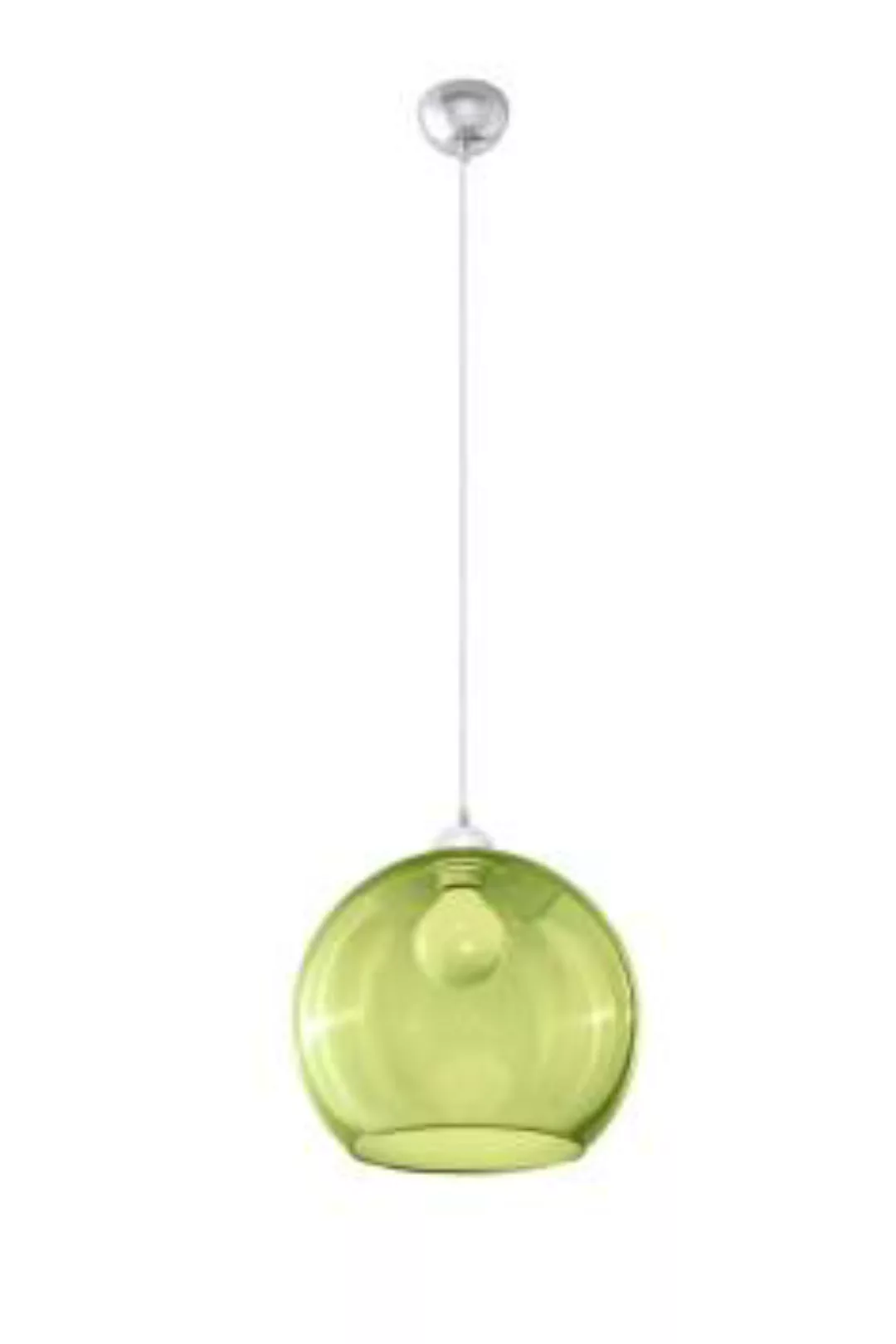 Hängeleuchte mit Glasschirm Grün günstig online kaufen