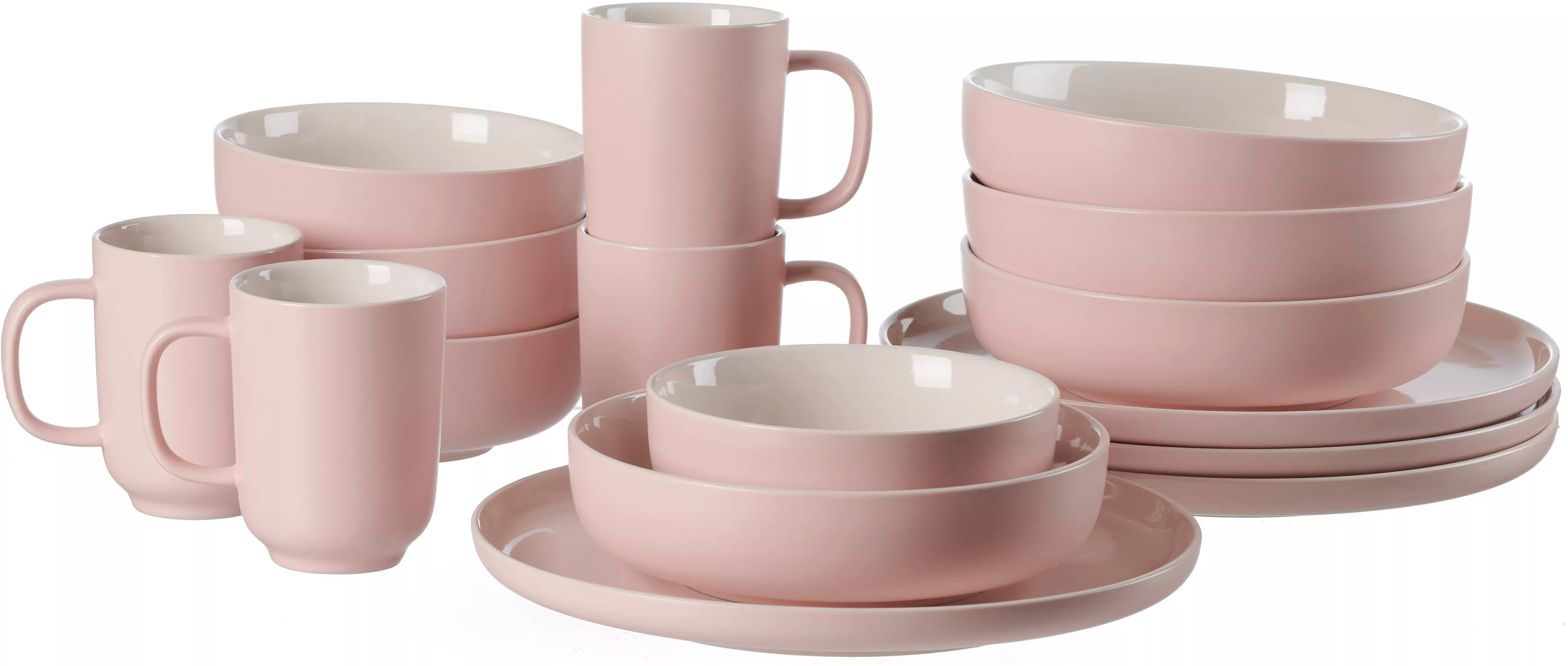 Ritzenhoff & Breker Jasper Kombiservice 16-teilig Rosa günstig online kaufen