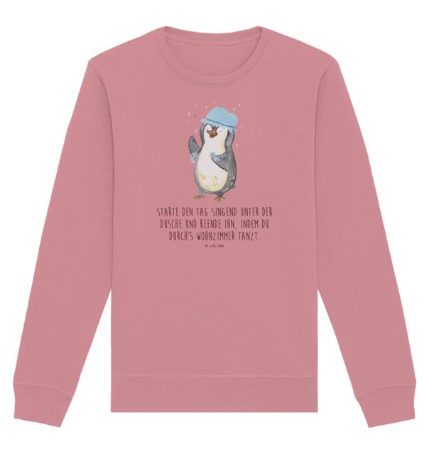 Mr. & Mrs. Panda Longpullover Größe S Pinguin Duschen - Canyon Pink - Gesch günstig online kaufen