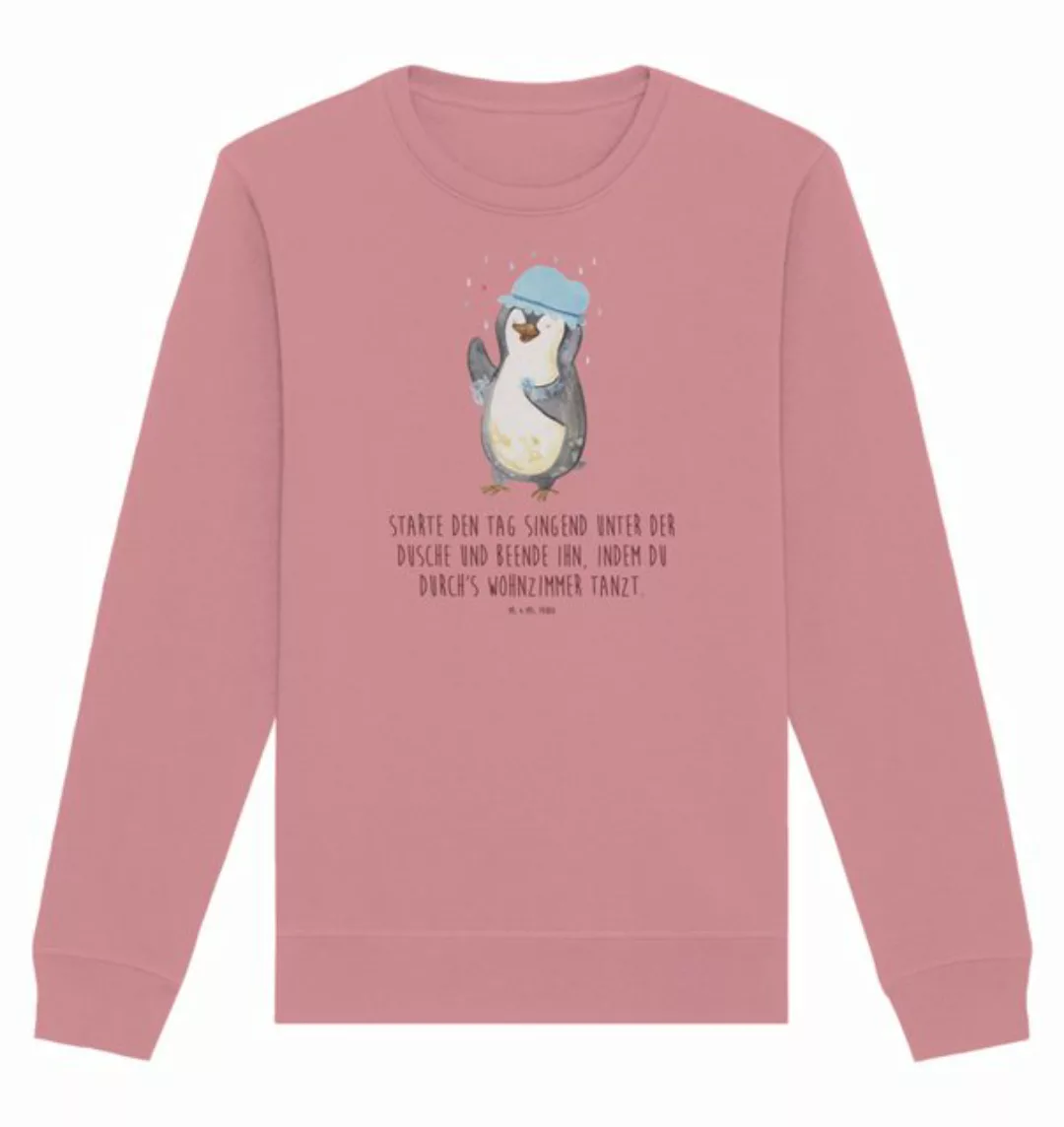 Mr. & Mrs. Panda Longpullover Pinguin Duschen Größe M - Canyon Pink - Gesch günstig online kaufen