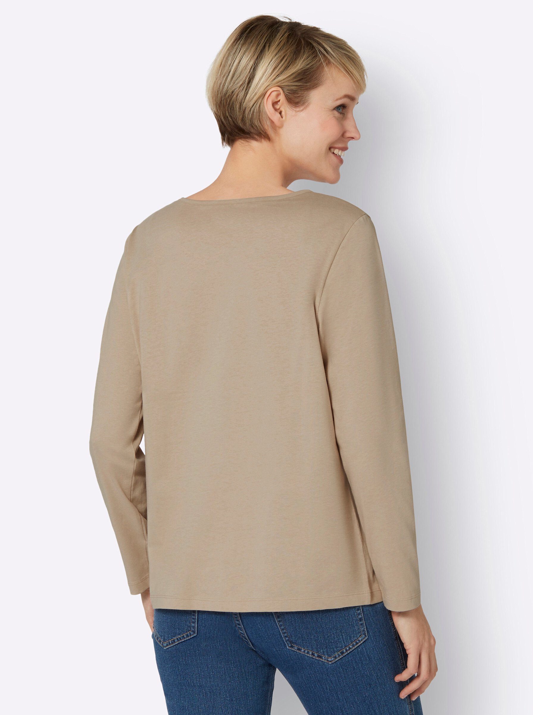 Sieh an! T-Shirt Langarmshirt günstig online kaufen