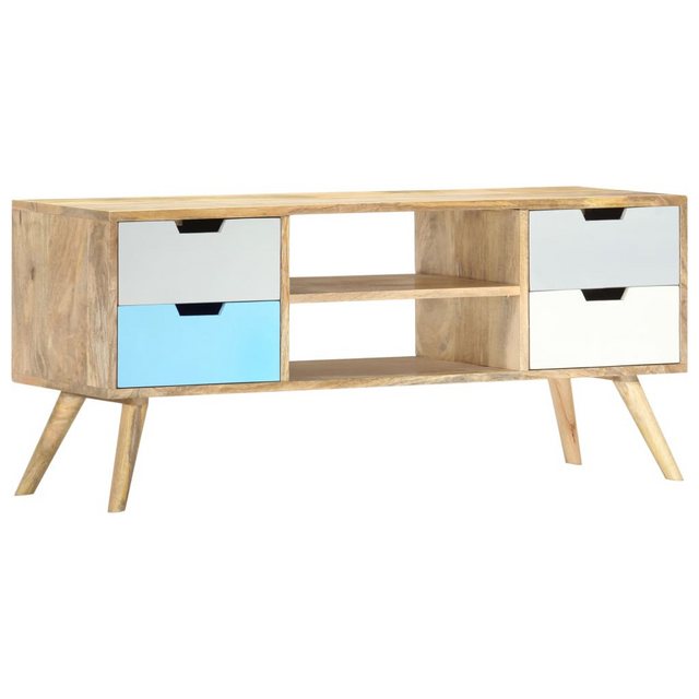 Tv-schrank 110×35×48 Cm Massivholz Mango günstig online kaufen