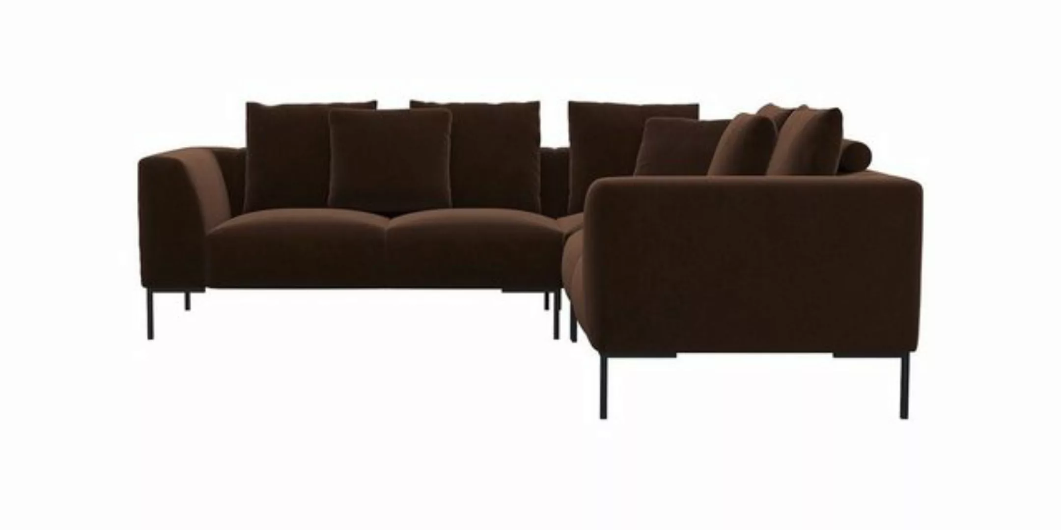 FLEXLUX Ecksofa "Sava, gleichschenklig, bequem mit hohem Sitzkomfort, L-For günstig online kaufen