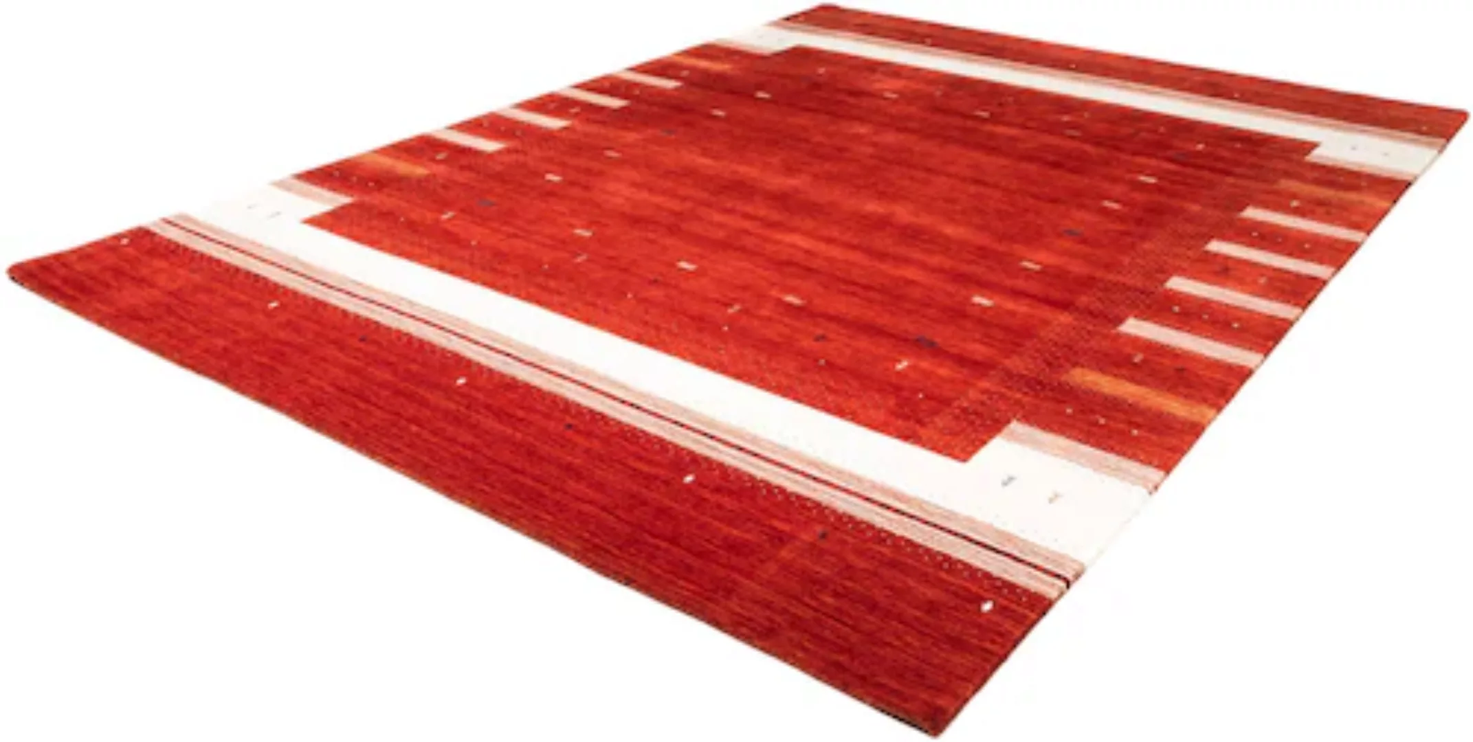 morgenland Wollteppich »Loribaft Minimal Rosso 346 x 255 cm«, rechteckig, U günstig online kaufen