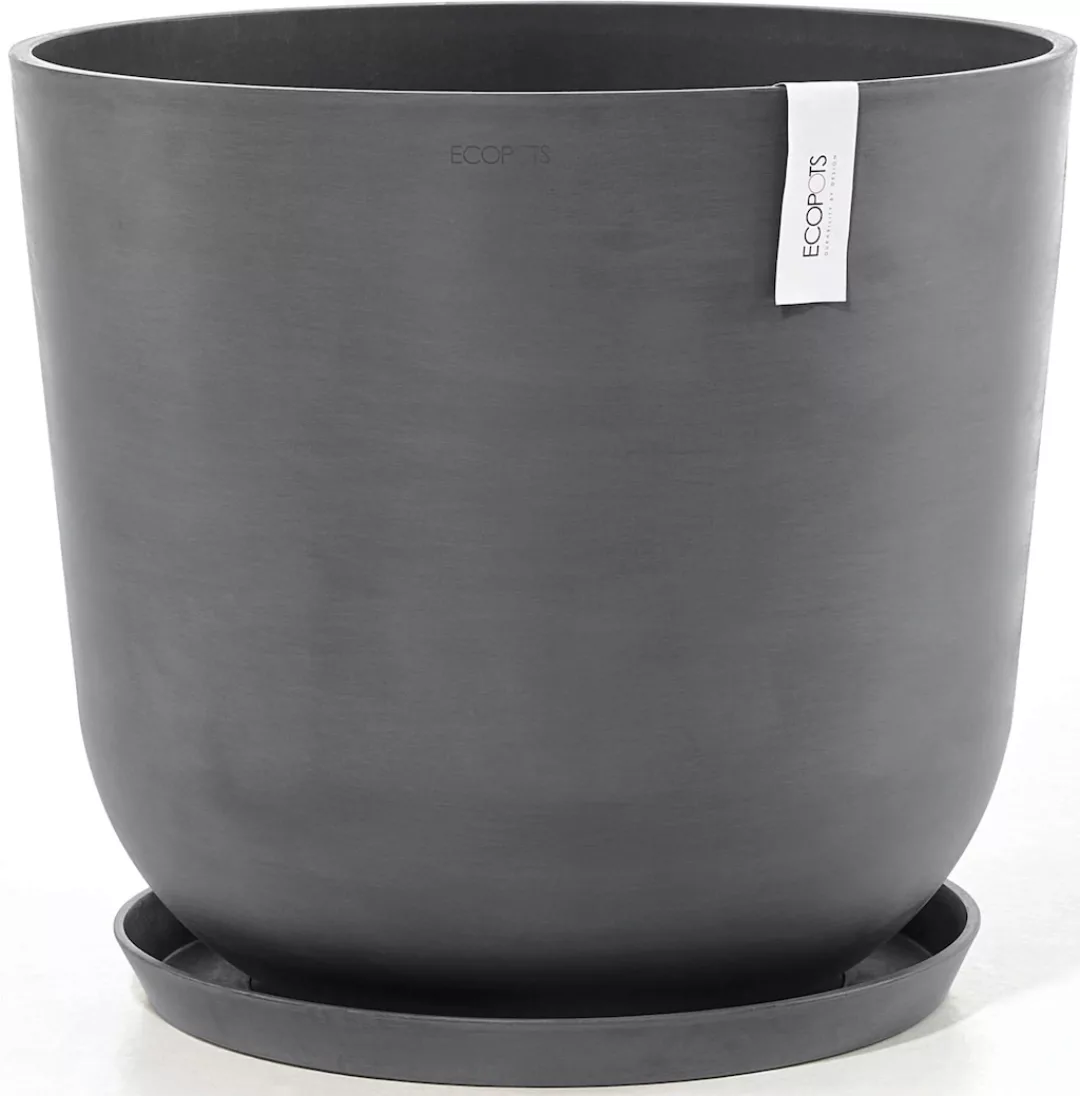 ECOPOTS Blumentopf "Oslo 55 + Wassersystem Grau", für innen und außen: fros günstig online kaufen