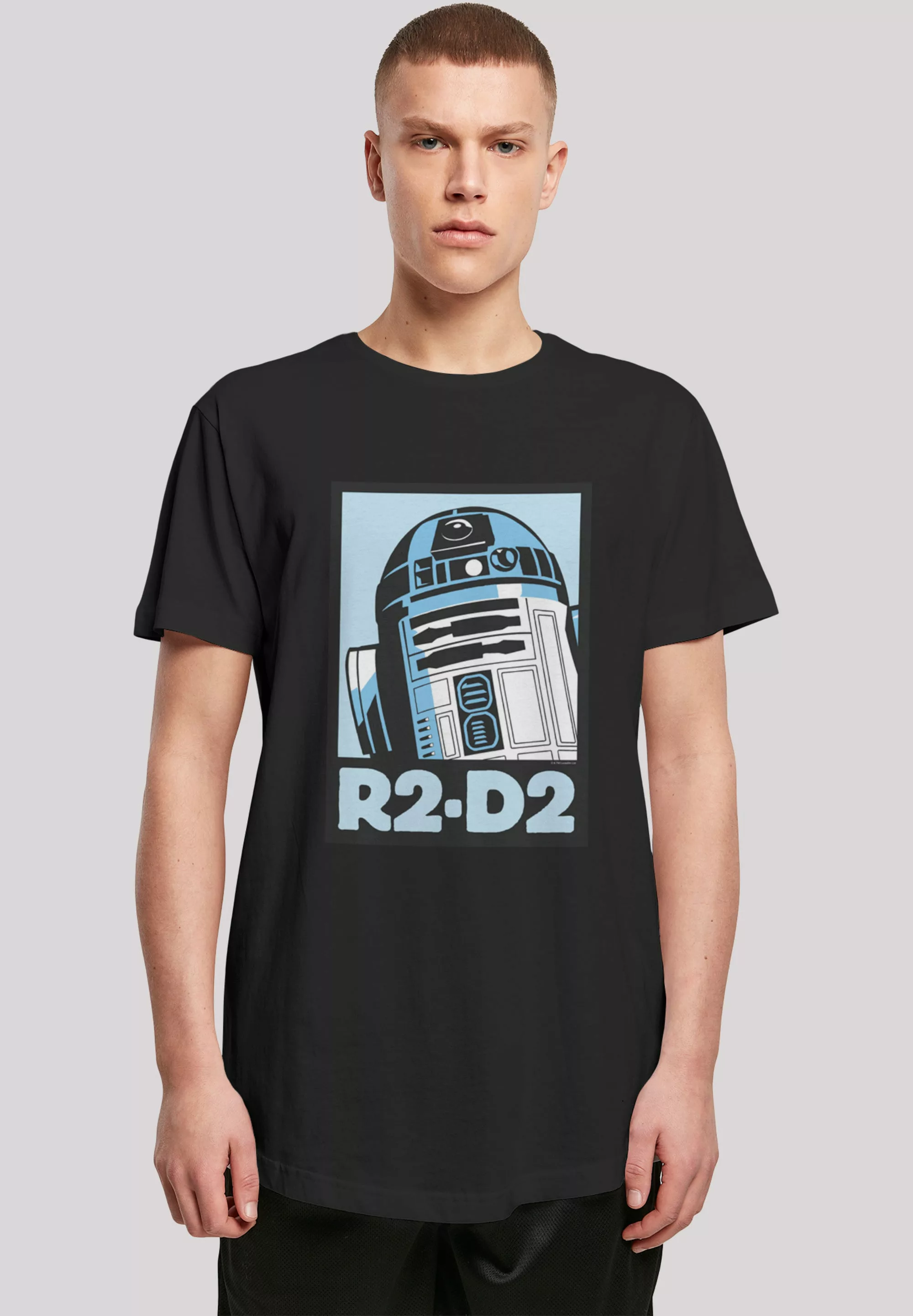 F4NT4STIC T-Shirt "Star Wars R2-D2 Poster", Herren,Premium Merch,Lang,Longs günstig online kaufen