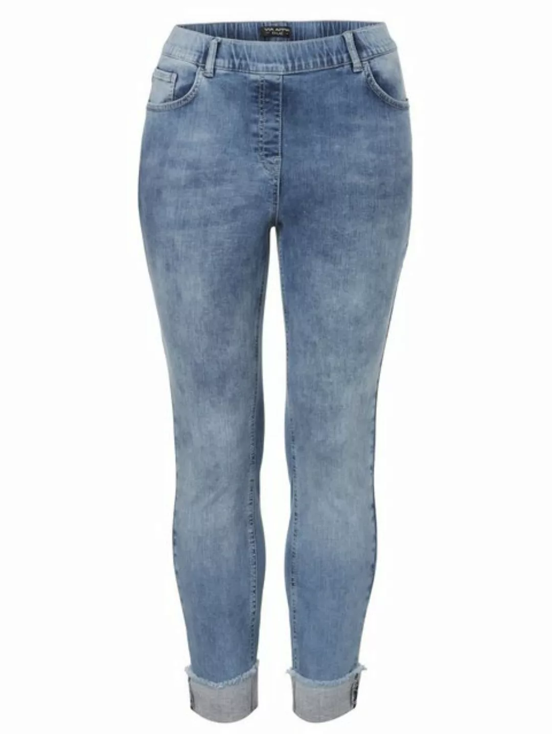 VIA APPIA DUE 7/8-Jeans Modische Schlupfjeans in unifarbenem Design günstig online kaufen