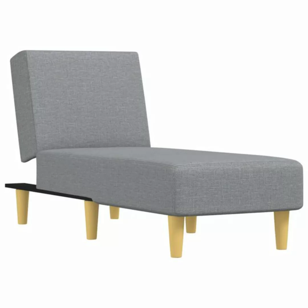 vidaXL Chaiselongue Chaiselongue Schwarz Stoff, 1 Teile günstig online kaufen