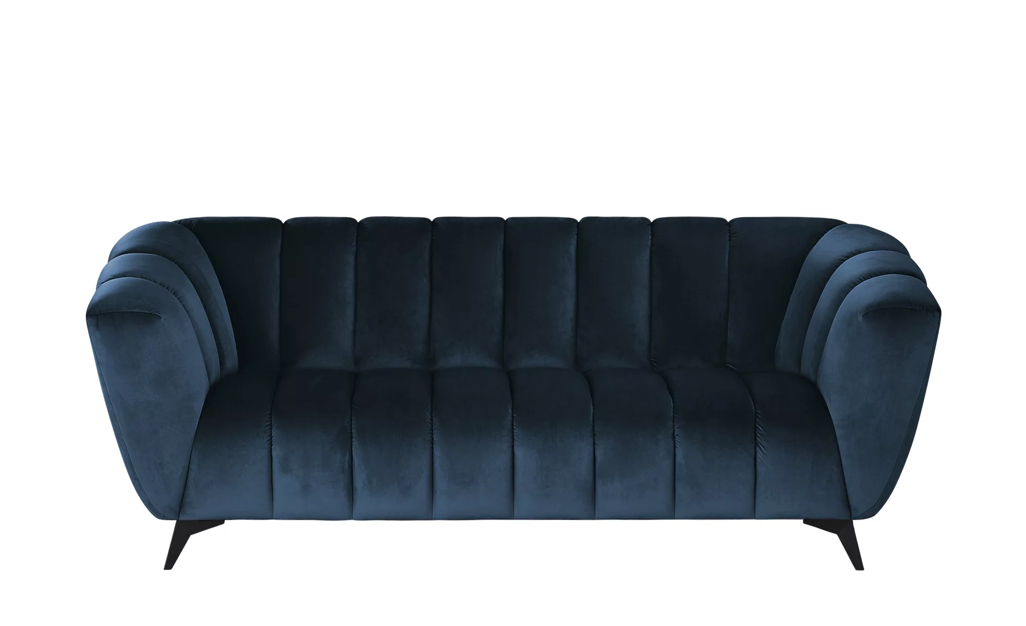 Sofa - blau - 220 cm - 86 cm - 100 cm - Polstermöbel > Sofas > 3-Sitzer - M günstig online kaufen
