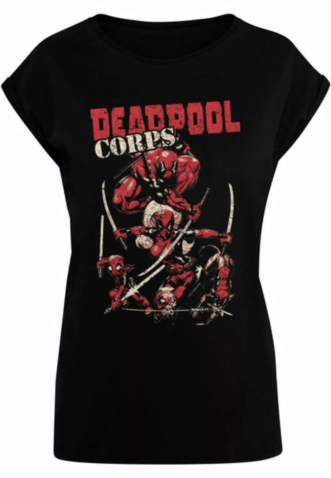 ABSOLUTE CULT T-Shirt ABSOLUTE CULT Damen Ladies Deadpool - Family Corps T- günstig online kaufen