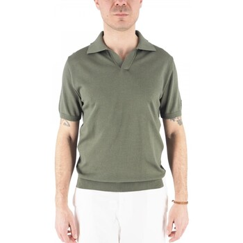 Devid Label  T-Shirts & Poloshirts Alassio Poloshirt aus Militrstrick günstig online kaufen