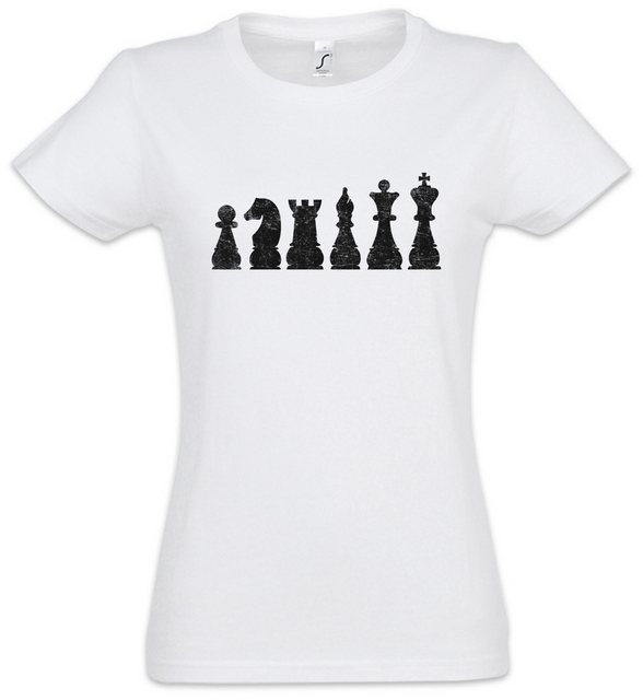 Urban Backwoods Print-Shirt Chess I Damen T-Shirt Schachmatt Schach Checkma günstig online kaufen