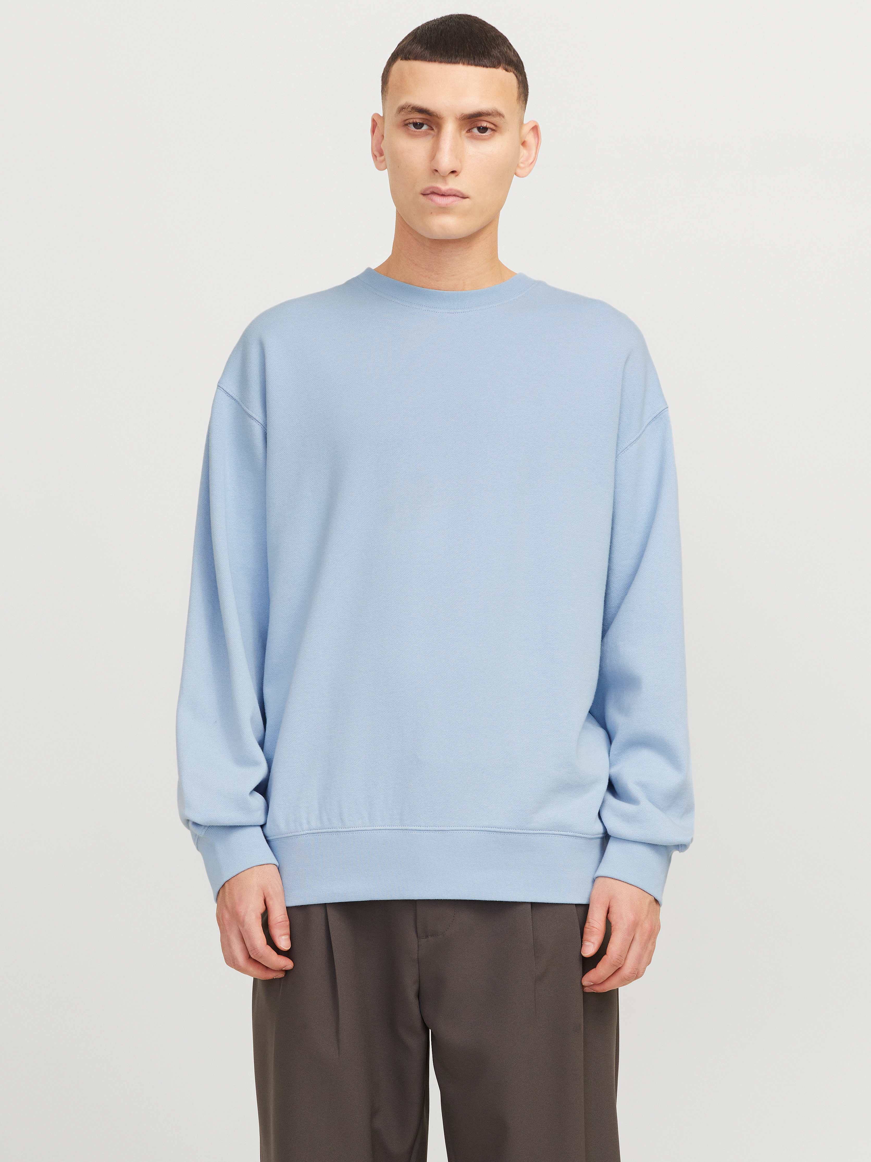 Jack & Jones Sweatshirt "JJECHARGE SWEAT CREW NECK NOOS", mit Rippbündchen günstig online kaufen