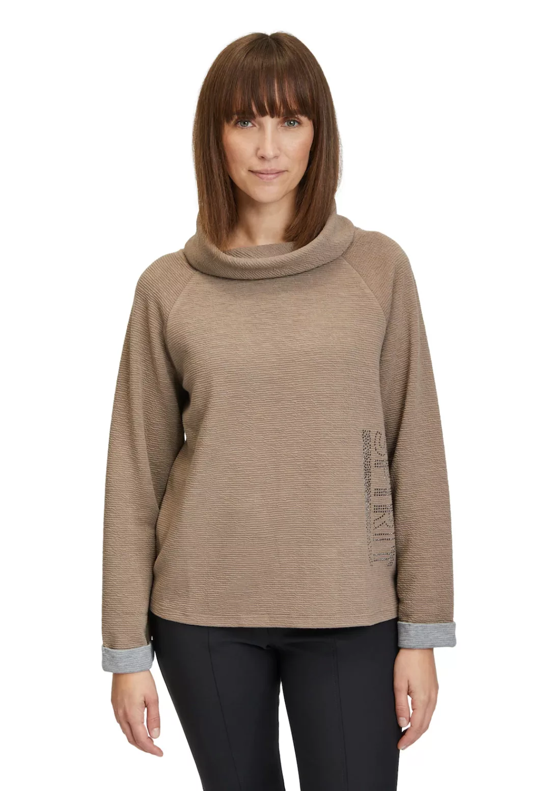 Betty Barclay Sweatshirt "Betty Barclay Sweatshirt mit hohem Kragen", Glitz günstig online kaufen