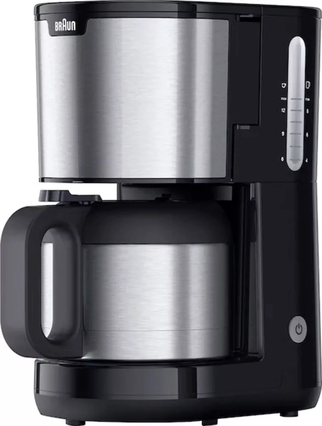 Braun Filterkaffeemaschine »PurShine KF1505 BK«, 1,2 l Kaffeekanne, Papierf günstig online kaufen