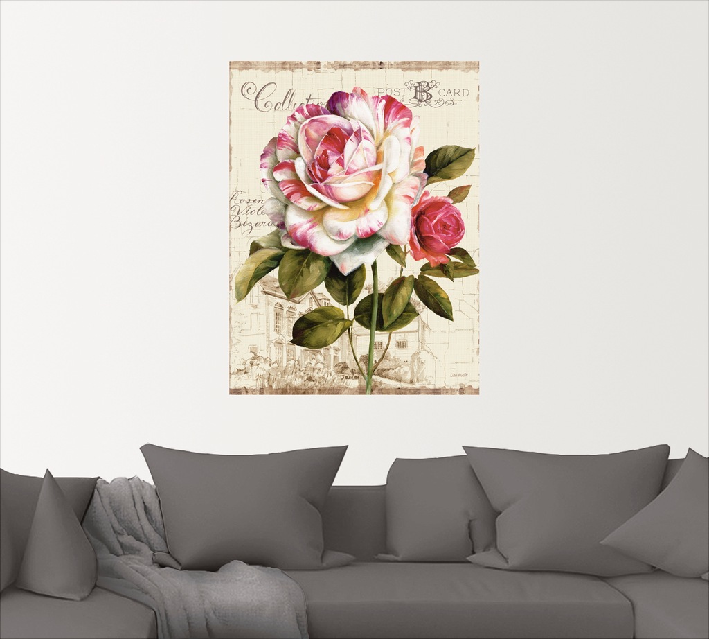 Artland Wandbild "Garten Blick III", Blumen, (1 St.), als Wandaufkleber in günstig online kaufen