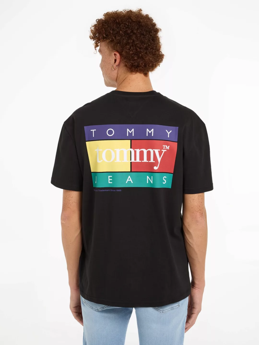 Tommy Jeans Plus T-Shirt TJM REG POP COLOR FLAG TEE EXT Große Größen günstig online kaufen