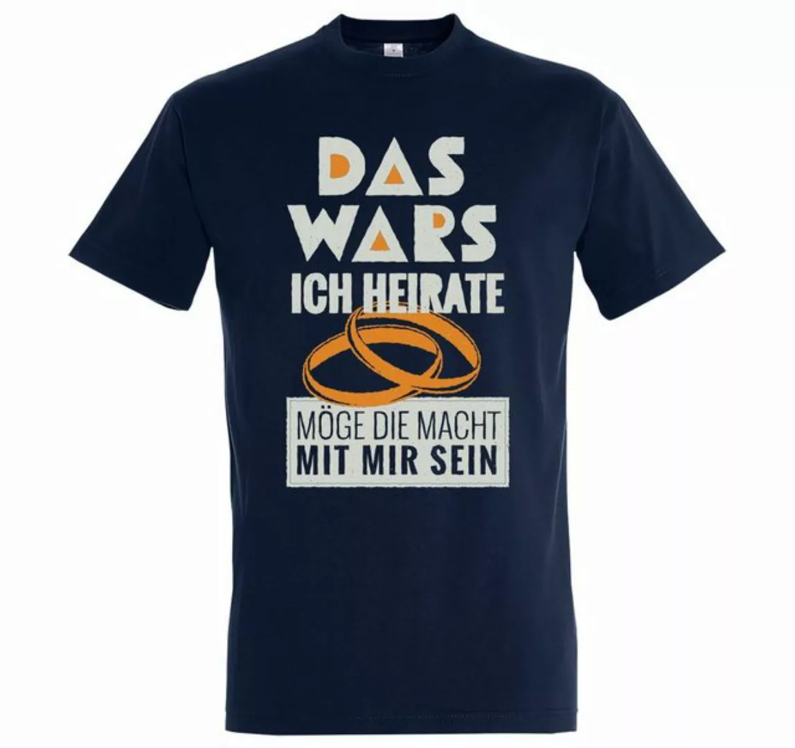 Youth Designz T-Shirt Das Wars Ich Heirate Herren Shirt mit lustigem Frontp günstig online kaufen