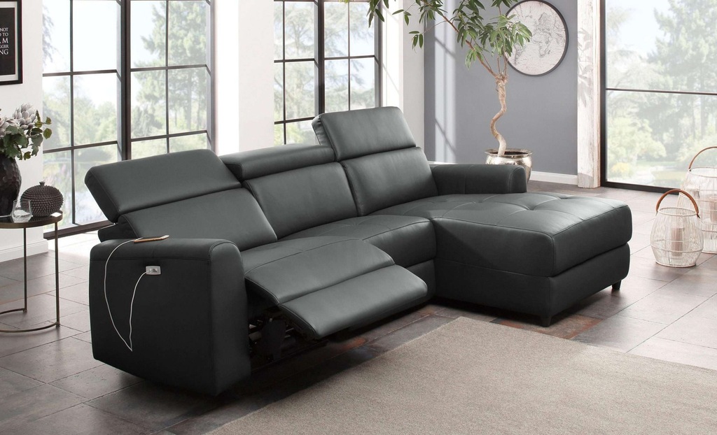 Home affaire Ecksofa "Sentrano, L-Form,", 275 cm, man. o. elektr. Relaxfunk günstig online kaufen