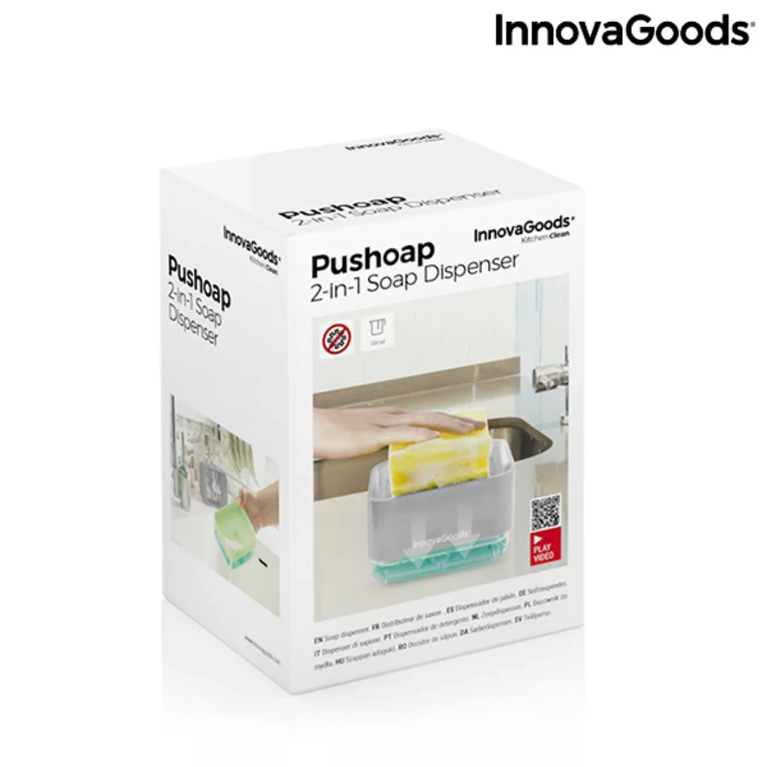Seifenspender 2 In 1 Für Spülbecken Pushoap Innovagoods günstig online kaufen