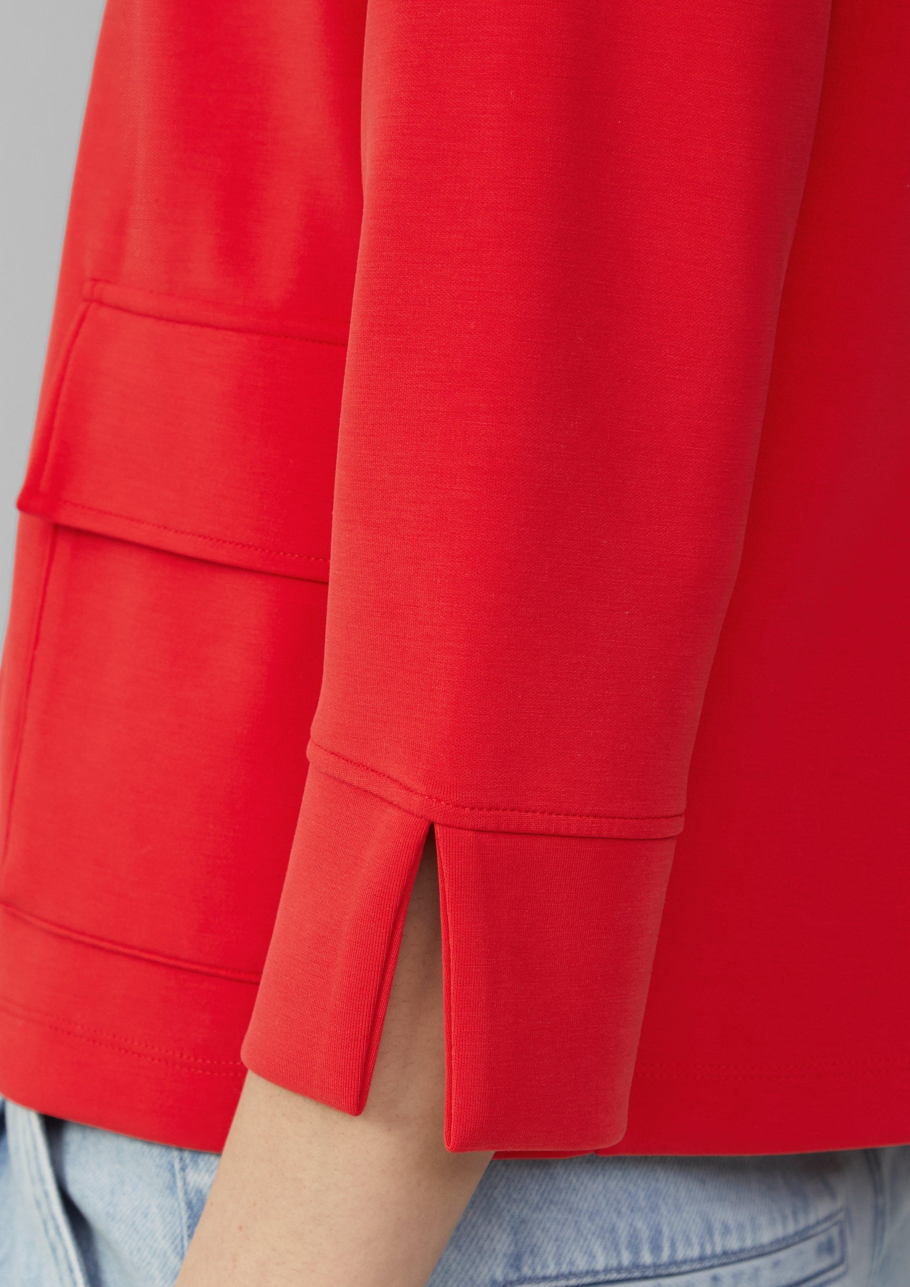 s.Oliver Sweatjacke Scuba-Jacke im Relaxed Fit günstig online kaufen