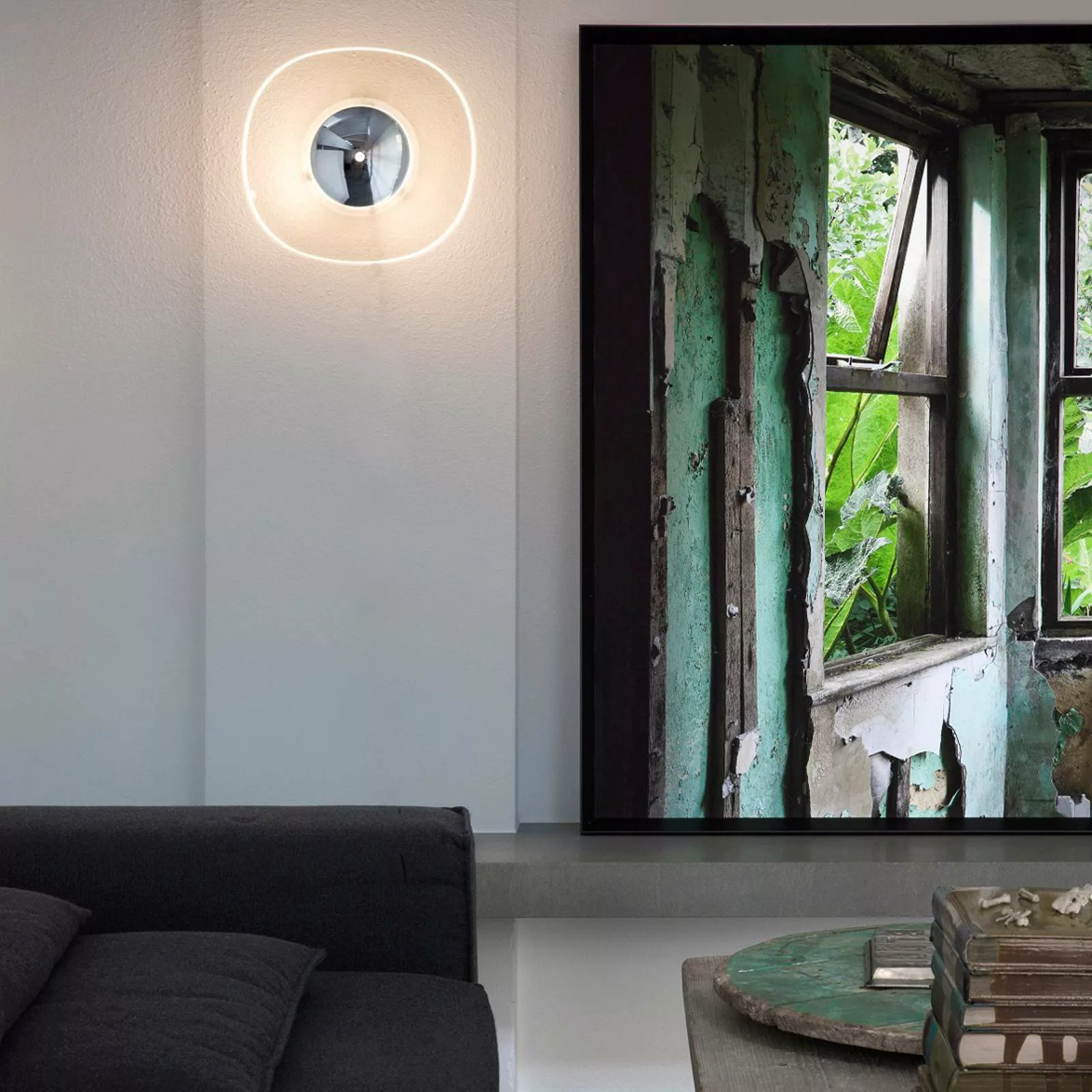 Oluce Yolk - Design-Wandlampe mit indirektem Licht günstig online kaufen