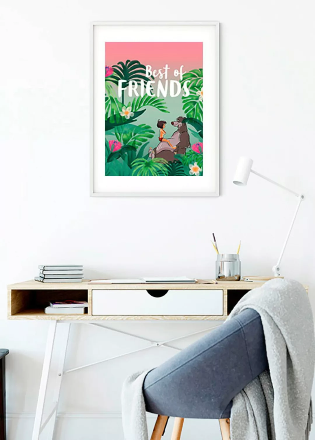 Komar Wandbild Jungle Book Friends 50 x 70 cm günstig online kaufen